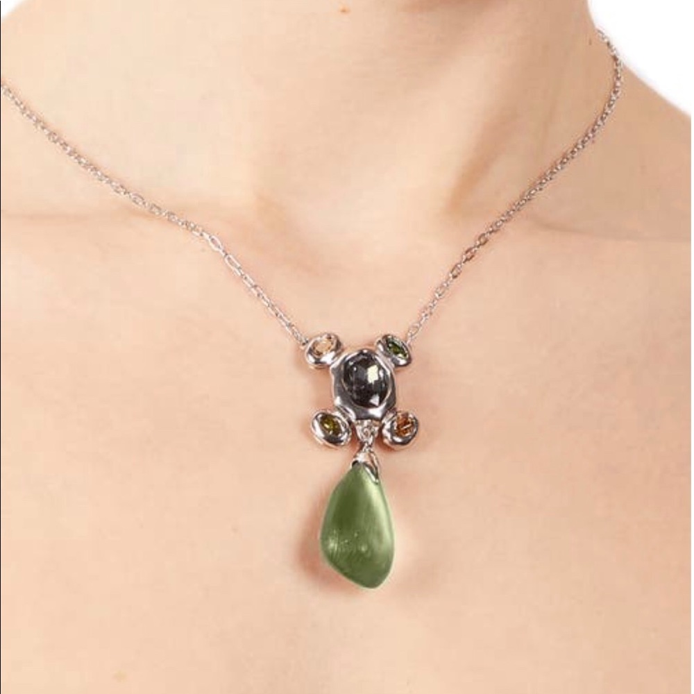 Alexis Bittar Byzantine Stone Cluster Pendant